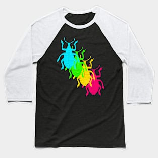 Weevil beetle (Curculionoidea) rainbow Baseball T-Shirt